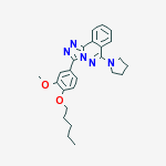 3-(3-METHOXY-4-(PENTYLOXY)PHENYL)-6-(PYRROLIDIN-1-YL)-1,2,4-TRIAZOLO[3,4-A]PHTHALAZINE