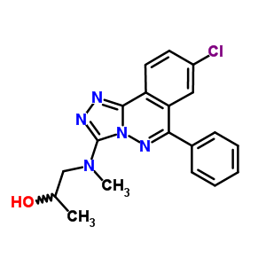1-[(8-chloro-6-phenyl-[1,2,4]triazolo[3,4-a]phthalazin-3-yl)-methylamino]propan-2-ol