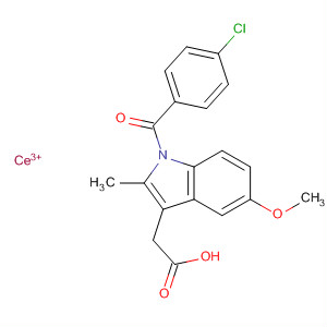 1H-Indole-3-acetic acid, 1-(4-chlorobenzoyl)-5-methoxy-2-methyl-,cerium(3+) salt