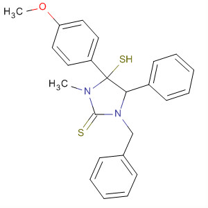 2-Imidazolidinethione,
4-mercapto-4-(4-methoxyphenyl)-3-methyl-5-phenyl-1-(phenylmethyl)-