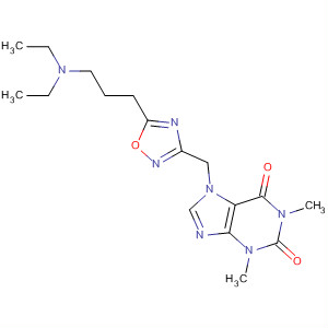 1H-Purine-2,6-dione,7-[[5-[3-(diethylamino)propyl]-1,2,4-oxadiazol-3-yl]methyl]-3,7-dihydro-1,3-dimethyl-