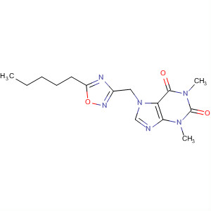 1H-Purine-2,6-dione,3,7-dihydro-1,3-dimethyl-7-[(5-pentyl-1,2,4-oxadiazol-3-yl)methyl]-