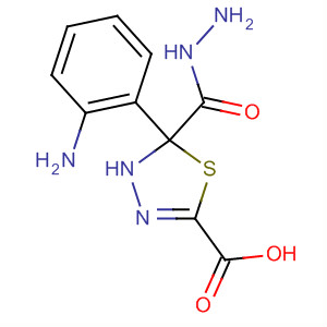1,3,4-Thiadiazole-2-carboxylic acid, 5-(2-aminophenyl)-, hydrazide