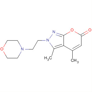 Pyrano[2,3-c]pyrazol-6(2H)-one, 3,4-dimethyl-2-[2-(4-morpholinyl)ethyl]-