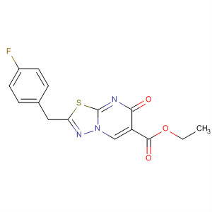 5H-1,3,4-Thiadiazolo[3,2-a]pyrimidine-6-carboxylic acid,2-[(4-fluorophenyl)methyl]-5-oxo-, ethyl ester