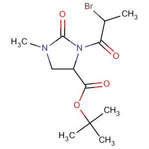 4-Imidazolidinecarboxylic acid,3-(2-bromo-1-oxopropyl)-1-methyl-2-oxo-, 1,1-dimethylethyl ester
