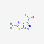 3-(Difluoromethyl)[1,2,4]triazolo[3,4-b][1,3,4]-thiadiazol-6-amine