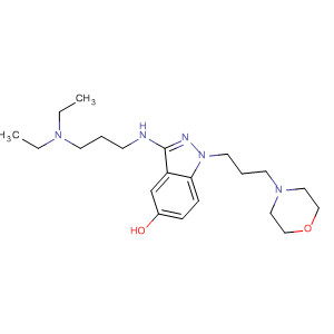 1H-Indazol-5-ol,3-[[3-(diethylamino)propyl]amino]-1-[3-(4-morpholinyl)propyl]-