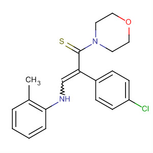 Morpholine,4-[2-(4-chlorophenyl)-3-(methylphenylamino)-1-thioxo-2-propenyl]-