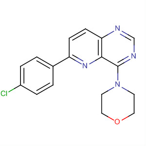 Pyrido[3,2-d]pyrimidine, 6-(4-chlorophenyl)-4-(4-morpholinyl)-