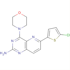 Pyrido[3,2-d]pyrimidin-2-amine, 6-(5-chloro-2-thienyl)-4-(4-morpholinyl)-
