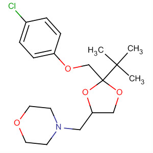 Morpholine,4-[[2-[(4-chlorophenoxy)methyl]-2-(1,1-dimethylethyl)-1,3-dioxolan-4-yl]methyl]-