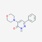 3(2H)-Pyridazinone, 4-(4-morpholinyl)-6-phenyl-