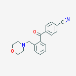 4-CYANO-2-MORPHOLINOMETHYL BENZOPHENONE