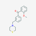 2-METHOXY-3-THIOMORPHOLINOMETHYL BENZOPHENONE
