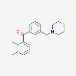 2,3-DIMETHYL-3-THIOMORPHOLINOMETHYL BENZOPHENONE