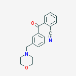 2-CYANO-3-MORPHOLINOMETHYL BENZOPHENONE