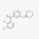 2,3-DICHLORO-3-THIOMORPHOLINOMETHYL BENZOPHENONE