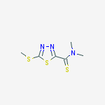 1,3,4-Thiadiazole-2-carbothioamide, N,N-dimethyl-5-(methylthio)-