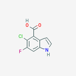 5-Chloro-6-fluoro-1H-indole-4-carboxylic acid