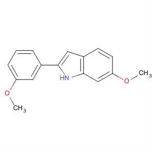 1H-Indole, 6-methoxy-2-(3-methoxyphenyl)-