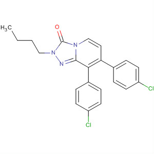 1,2,4-Triazolo[4,3-a]pyridin-3(2H)-one, 2-butyl-7,8-bis(4-chlorophenyl)-