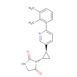 2,4-Imidazolidinedione,3-[(1S,2R)-2-[6-(2,3-dimethylphenyl)-3-pyridinyl]cyclopropyl]-