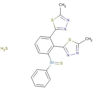 1,3,4-Thiadiazole, 2,2'-[(diphenylstannylene)bis(thio)]bis[5-methyl-