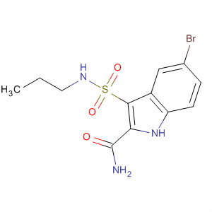 1H-Indole-2-carboxamide, 5-bromo-3-[(propylamino)sulfonyl]-