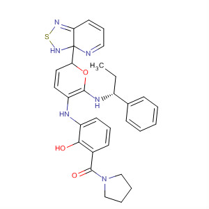Methanone,[2-hydroxy-3-[[6-[[(1R)-1-phenylpropyl]amino][1,2,5]thiadiazolo[3,4-b]pyrazin-5-yl]amino]phenyl]-1-pyrrolidinyl-