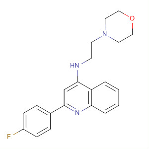4-Quinolinamine, 2-(4-fluorophenyl)-N-[2-(4-morpholinyl)ethyl]-