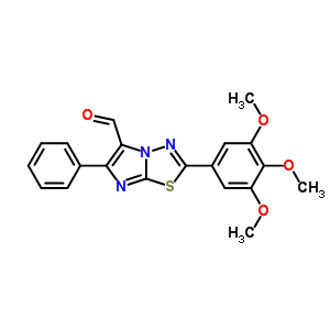 6-phenyl-2-(3,4,5-trimethoxyphenyl)imidazo[2,1-b][1,3,4]thiadiazole-5-carbaldehyde