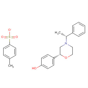 Phenol, 4-[(2R)-4-[(1R)-1-phenylethyl]-2-morpholinyl]-,1-(4-methylbenzenesulfonate)