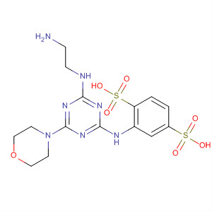1,4-Benzenedisulfonic acid,2-[[4-[(2-aminoethyl)amino]-6-(4-morpholinyl)-1,3,5-triazin-2-yl]amino]-