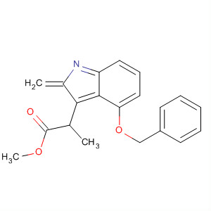 1H-Indole-3-propanoic acid, a-methylene-4-(phenylmethoxy)-, methylester