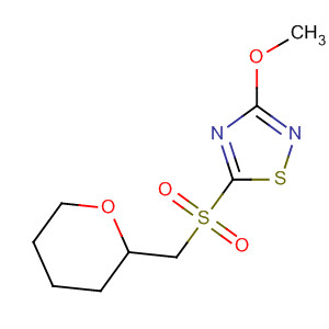 1,2,4-Thiadiazole,3-methoxy-5-[[(tetrahydro-2H-pyran-2-yl)methyl]sulfonyl]-