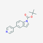 tert-butyl 5-pyridin-4-yl-indole-1-carboxylate