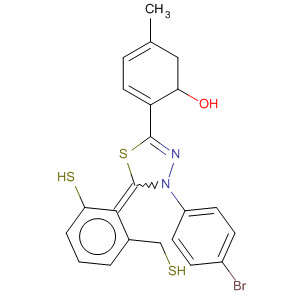 1,3,4-Thiadiazole,2-(1,3-benzodithiol-2-ylidene)-3-(4-bromophenyl)-2,3-dihydro-5-(4-methoxyphenyl)-