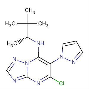 [1,2,4]Triazolo[1,5-a]pyrimidin-7-amine,5-chloro-6-(1H-pyrazol-1-yl)-N-[(1R)-1,2,2-trimethylpropyl]-