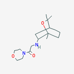 1-morpholin-4-yl-2-[(2,2,4-trimethyl-3-oxabicyclo[2.2.2]octan-5-yl)amino]ethanone