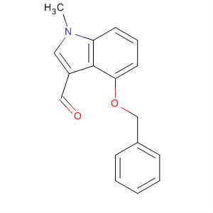 1H-Indole-3-carboxaldehyde, 1-methyl-4-(phenylmethoxy)-