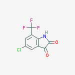 5-chloro-7-(trifluoromethyl)-1H-indole-2,3-dione