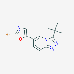 1,2,4-TRIAZOLO[4,3-A]PYRIDINE, 6-(2-BROMO-5-OXAZOLYL)-3-(1,1-DIMETHYLETHYL)-
