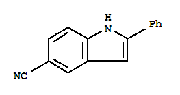 1H-INDOLE-5-CARBONITRILE, 2-PHENYL-