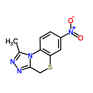 1-methyl-7-nitro-4H-[1,2,4]triazolo[3,4-c][1,4]benzothiazine